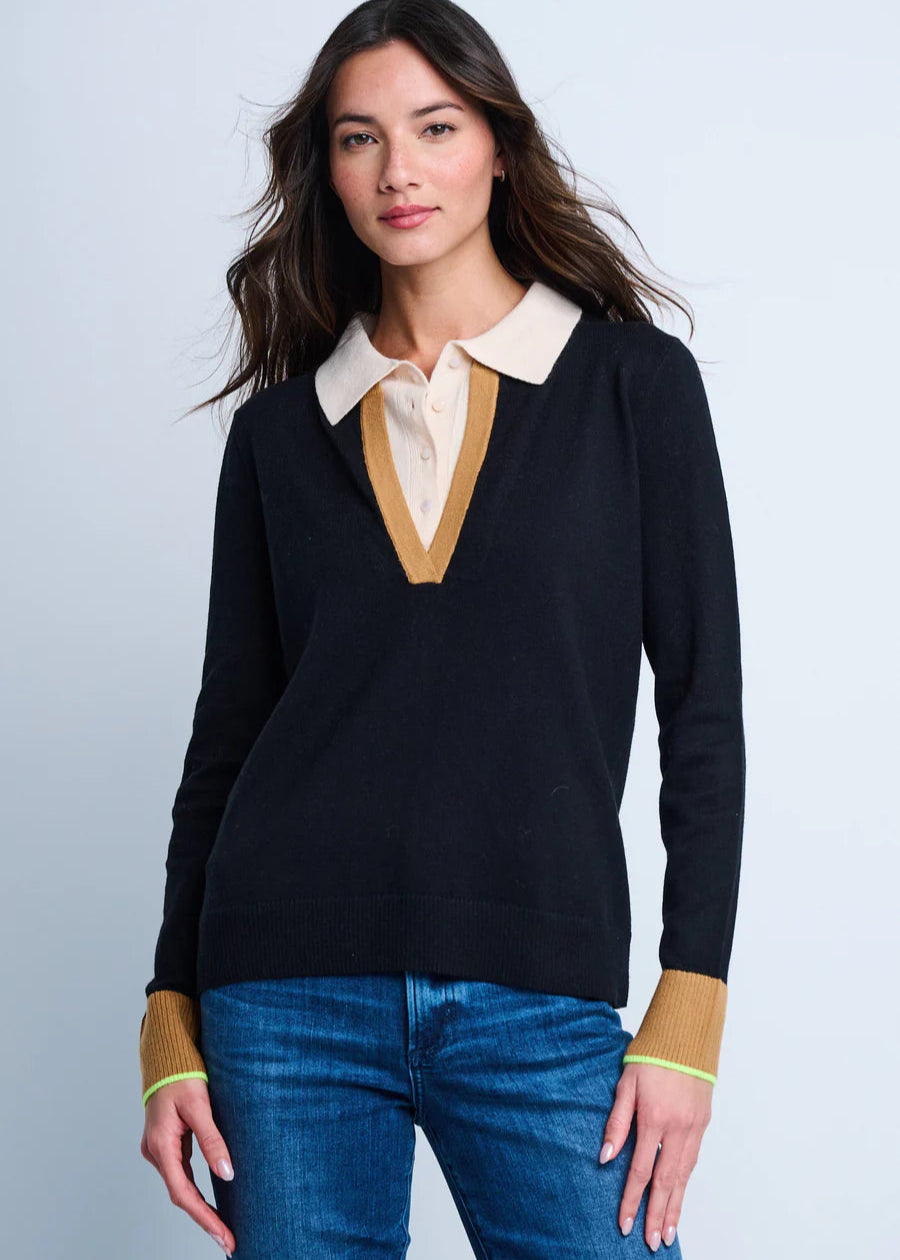 Lisa Todd Double Down Sweater Black