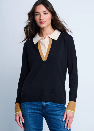 Lisa Todd Double Down Sweater Black