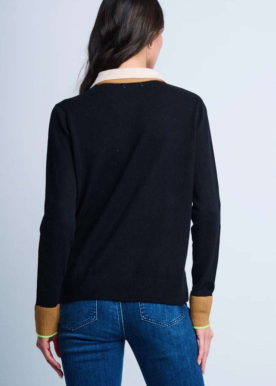 Lisa Todd Double Down Sweater Black