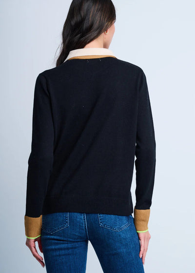 Lisa Todd Double Down Sweater Black