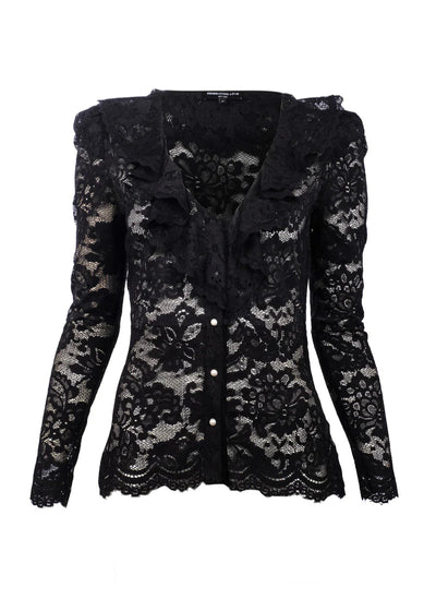 Generation Love Corsa Lace Top Black