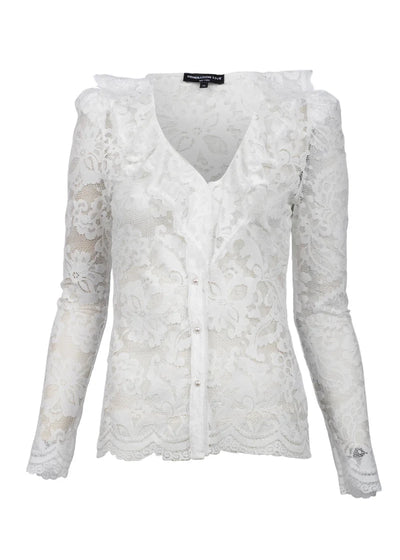Generation Love Corsa Lace Top White