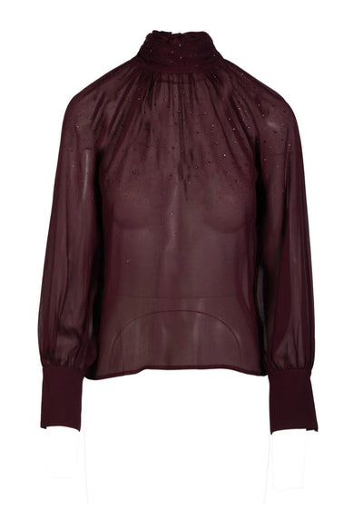 Generation Love Noor Crystal Blouse Cabernet