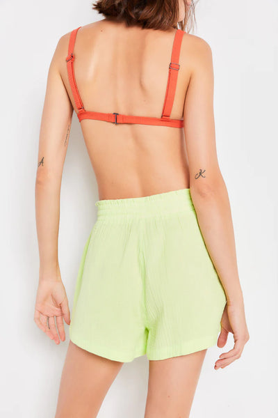 Lisa Todd Beachy Flutter Shorts - Electric Yellow