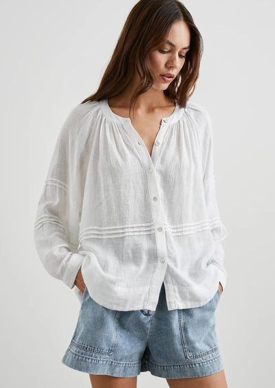 Rails Linen Shirt White