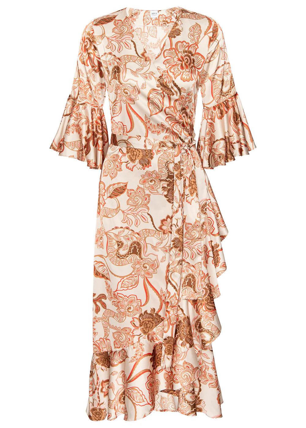 Misa Cordelia Dress Batik Satin