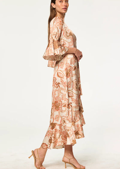 Misa Cordelia Dress Batik Satin