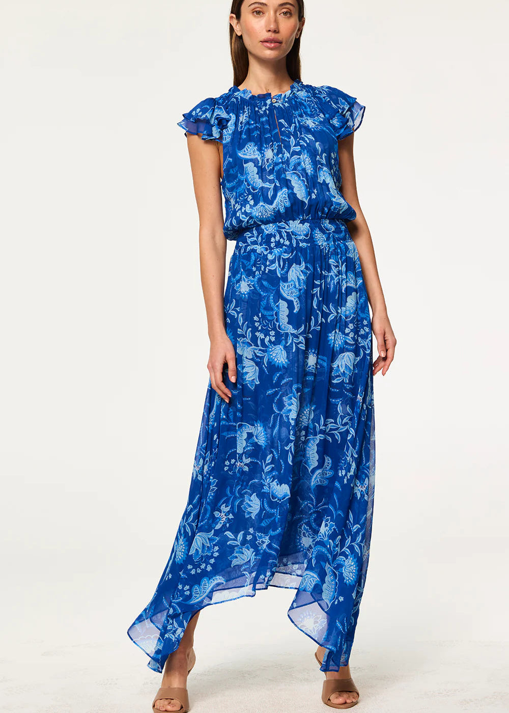 Misa Mariposa Dress Fiji Blue