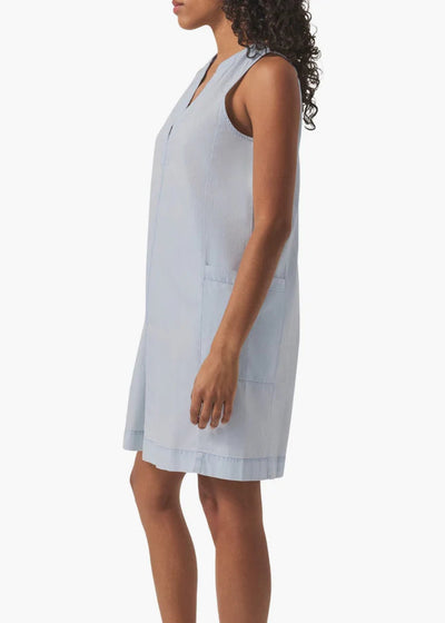 Splendid Charity Indigo Stripe Dress Washed Indigo