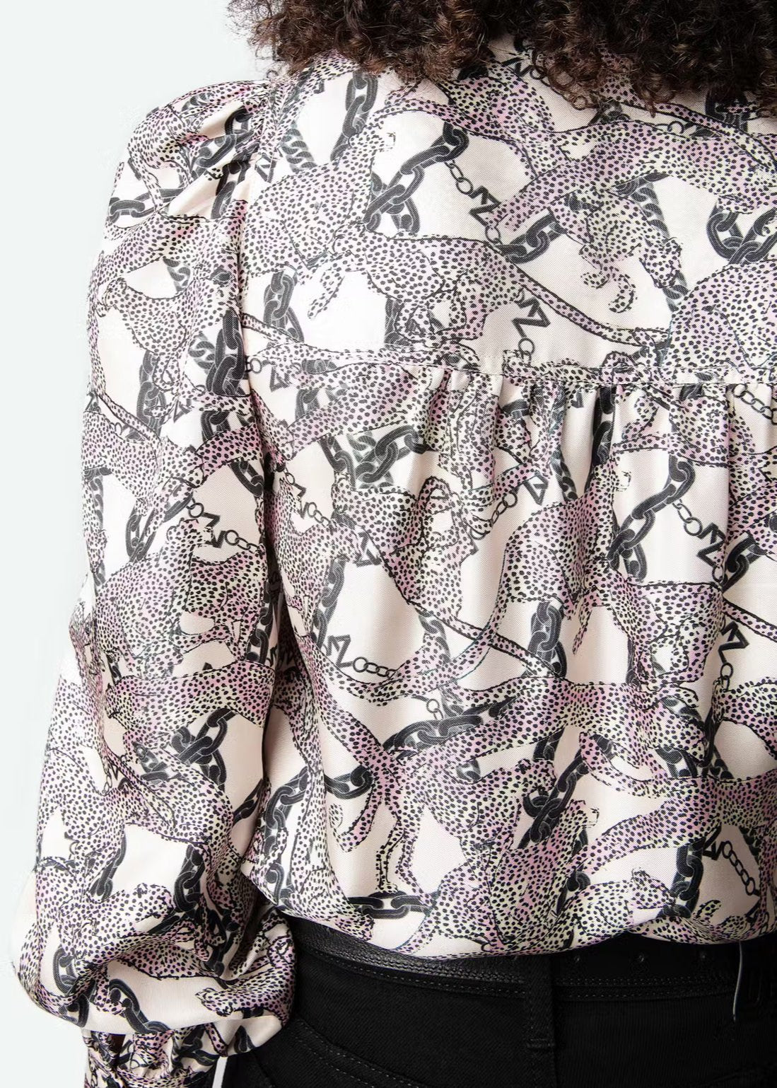 Zadig & Voltaire Telia Wild Chaines Leo Blouse