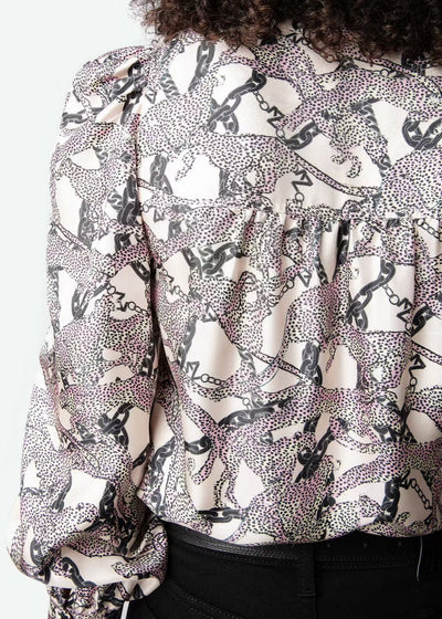 Zadig & Voltaire Telia Wild Chaines Leo Blouse