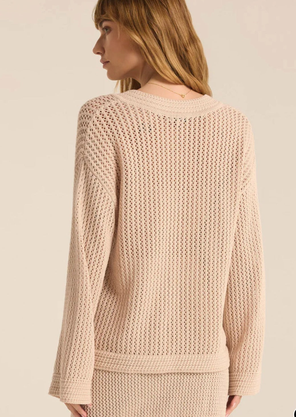 Z Supply Kiami Crochet Sweater