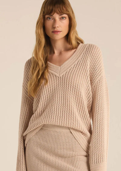 Z Supply Kiami Crochet Sweater