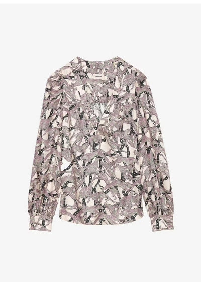 Zadig & Voltaire Telia Wild Chaines Leo Blouse