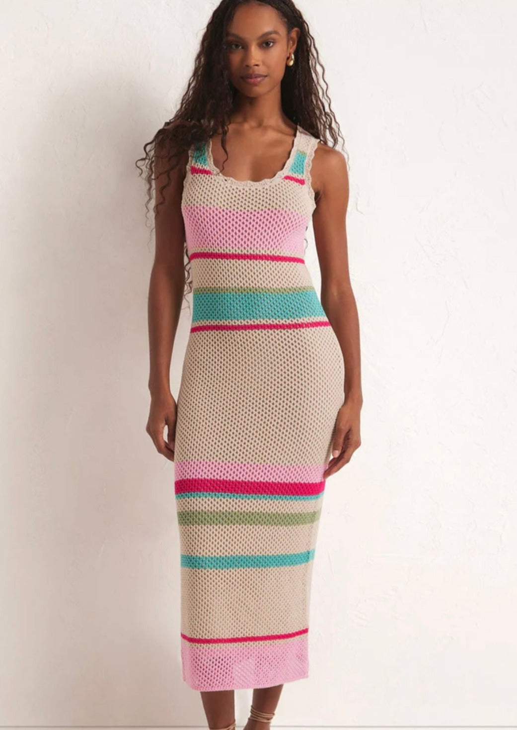 Z Supply Ibiza Stripe Sweater Dress