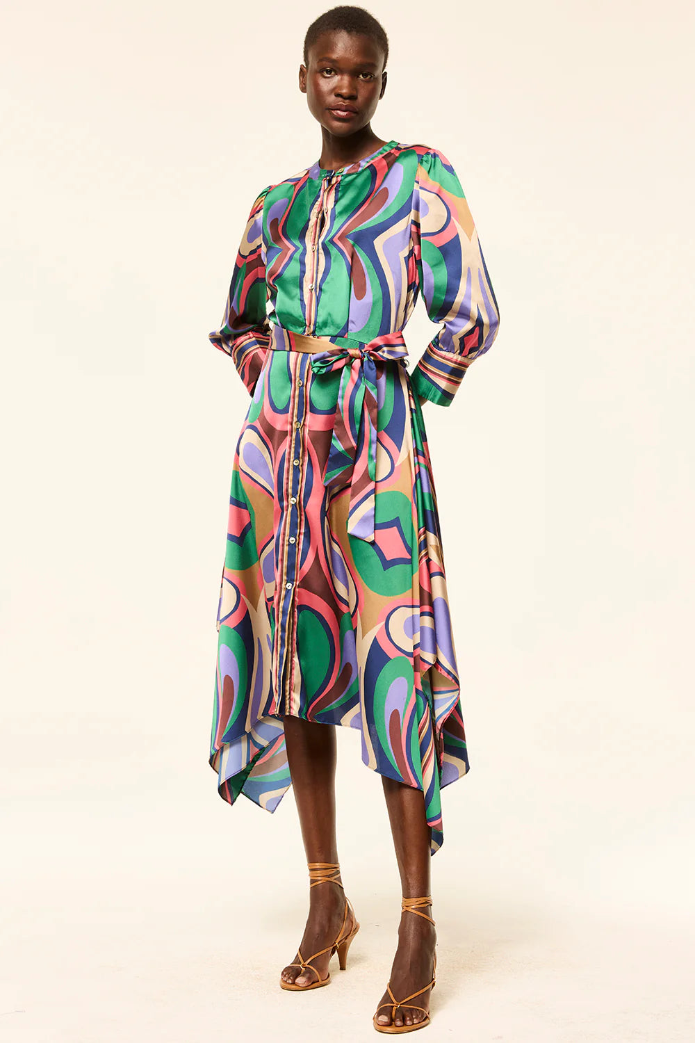 Misa Solmaz Dress Butterfly Mirror