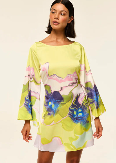 Misa Twiggy Dress Marble Flora
