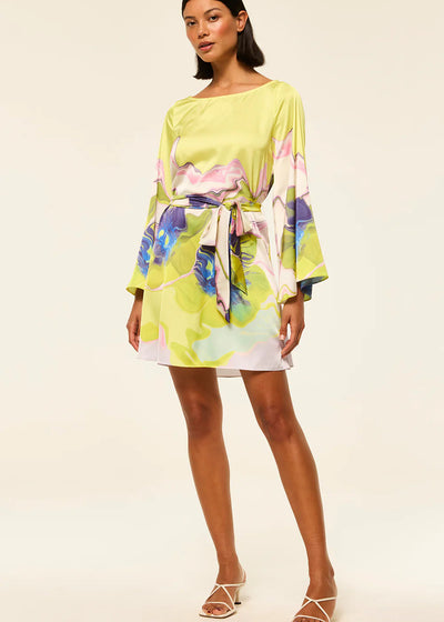 Misa Twiggy Dress Marble Flora