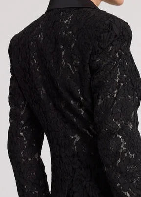 Generation Love Zoya Lace Blazer Black