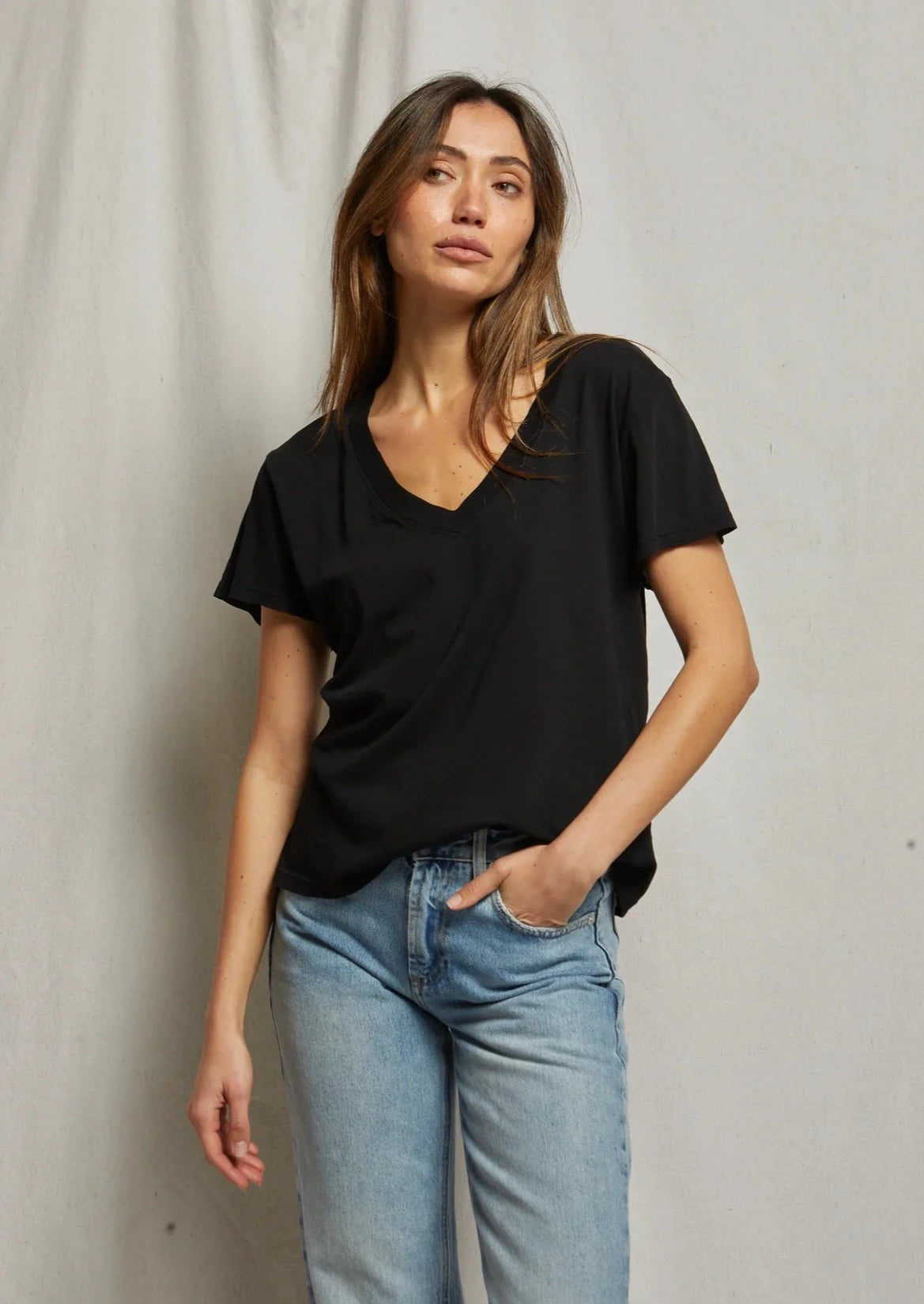 PWT Basic V Neck - Black