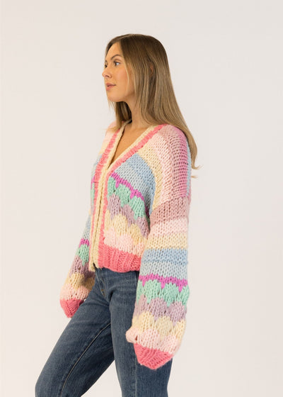 Lyla & Luxe Multi Colour Cardi