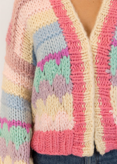 Lyla & Luxe Multi Colour Cardi
