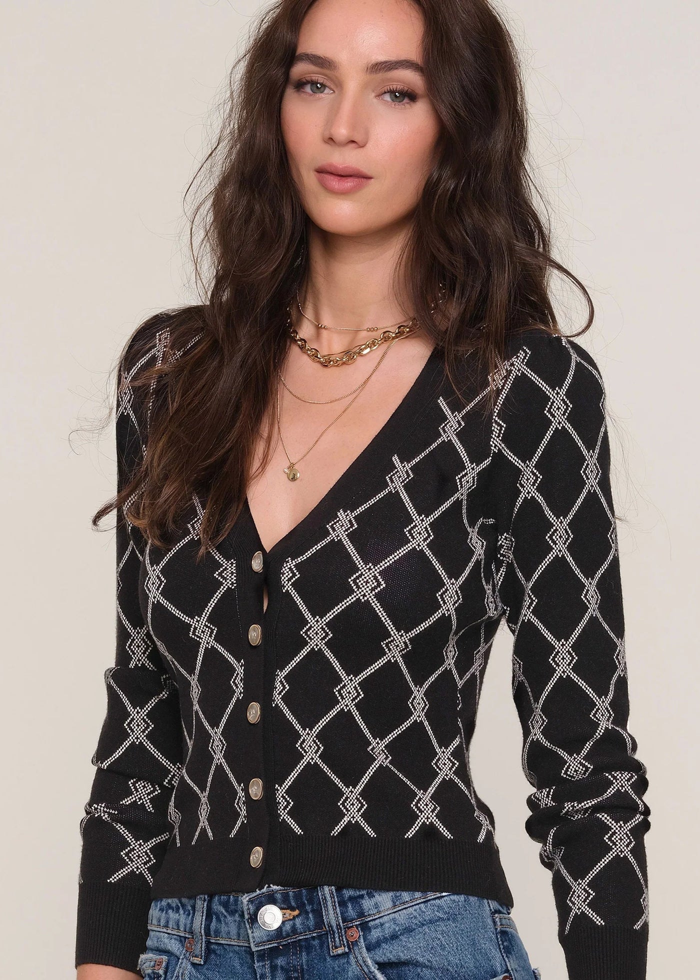 Hearthloom Luna Cardi Black