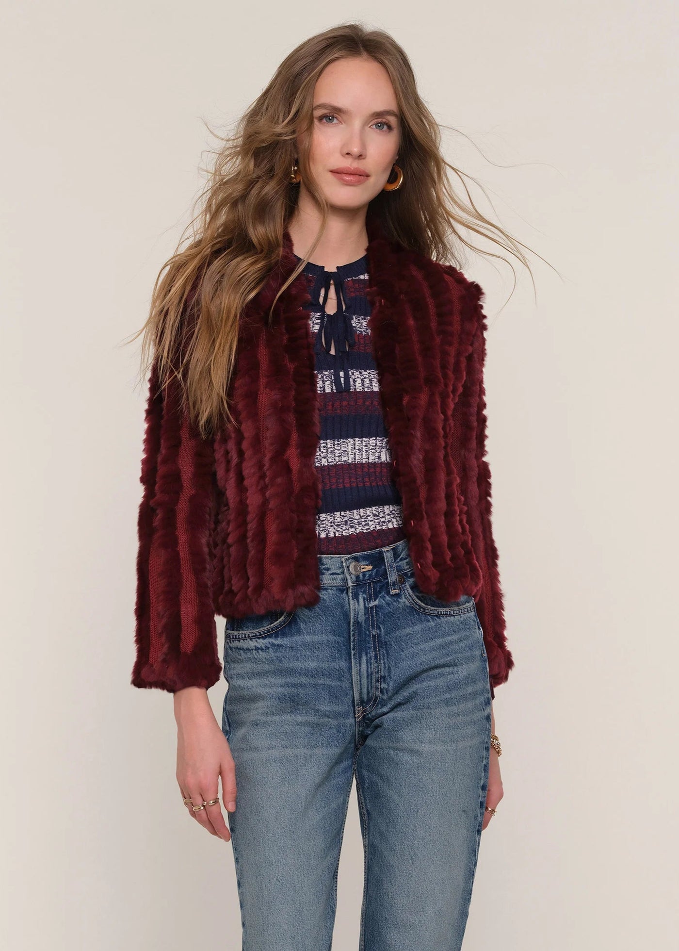 Heartloom Rosa Jacket Wine
