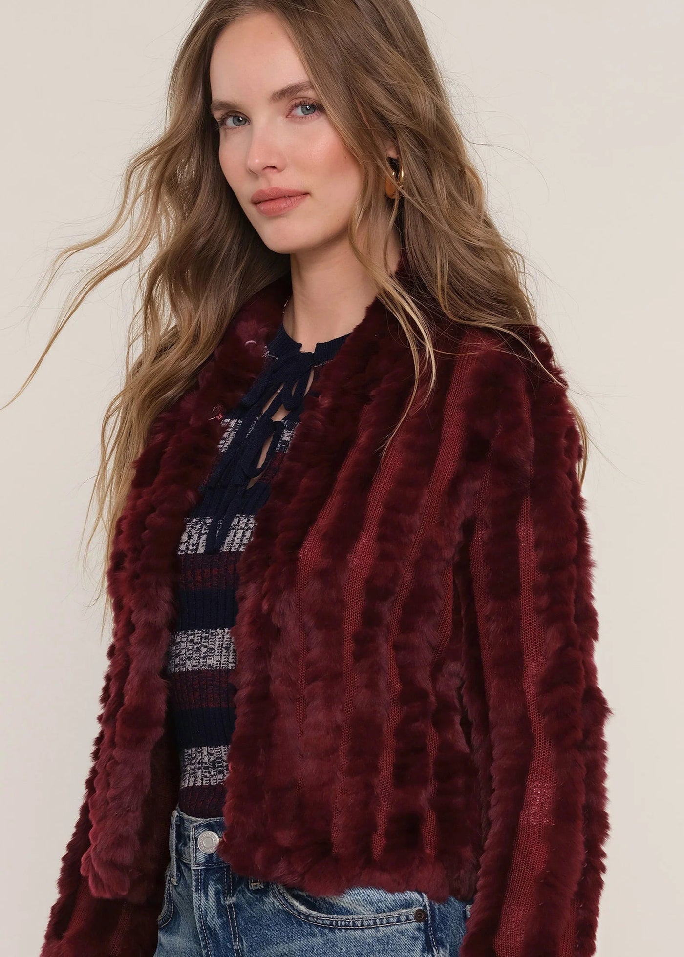 Heartloom Rosa Jacket Wine