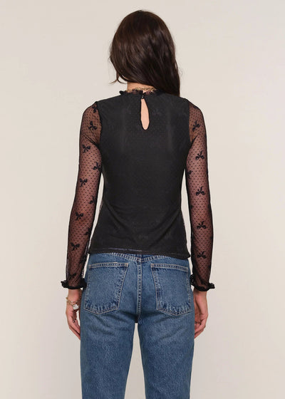 Heartloom Woodson Top Black