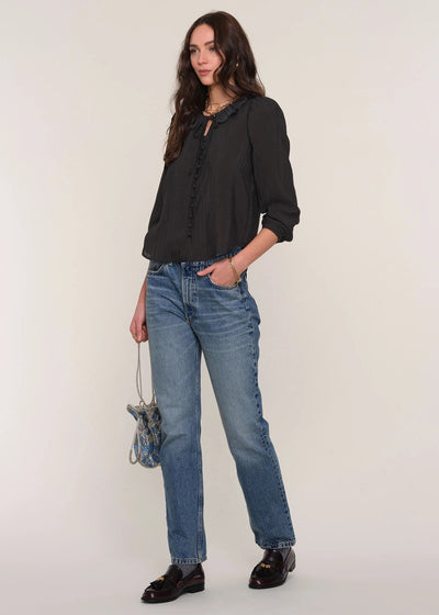 Heartloom Heath Top Black