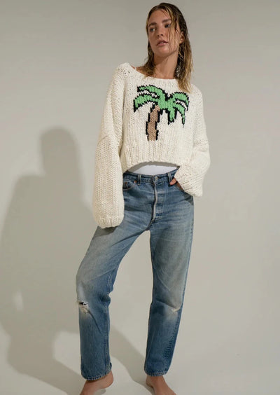 Gogo Cotton Pullover Palm Cloud