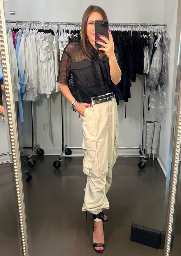 HERSKIND Edwin Cargo Pant - Cream