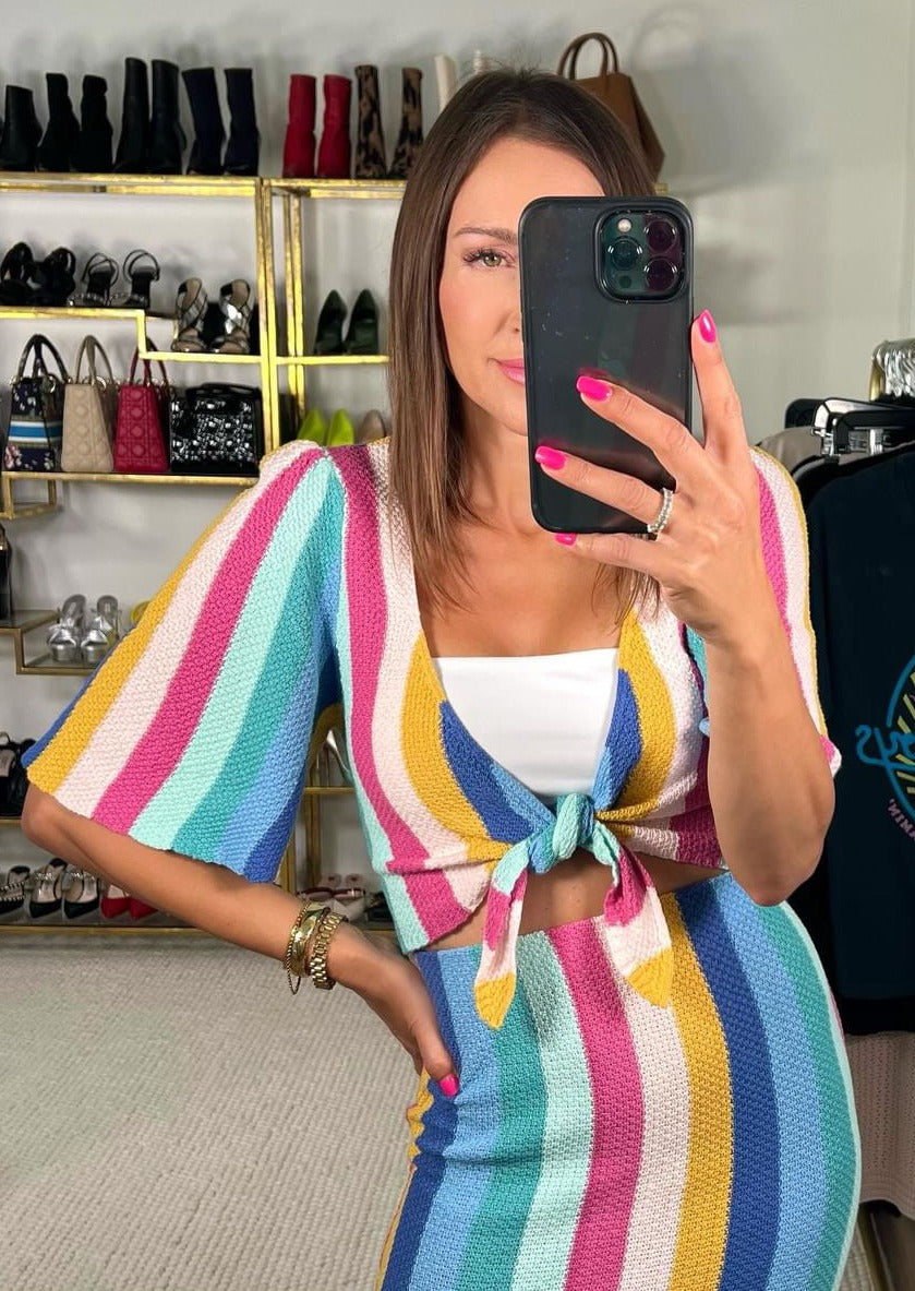 Z Supply Cabteiman Prism Skirt Cabana Teal