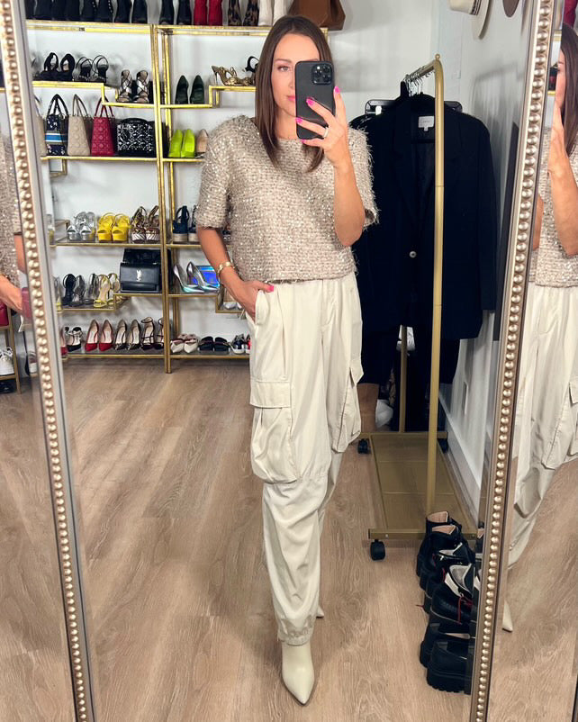 HERSKIND Edwin Cargo Pant - Cream