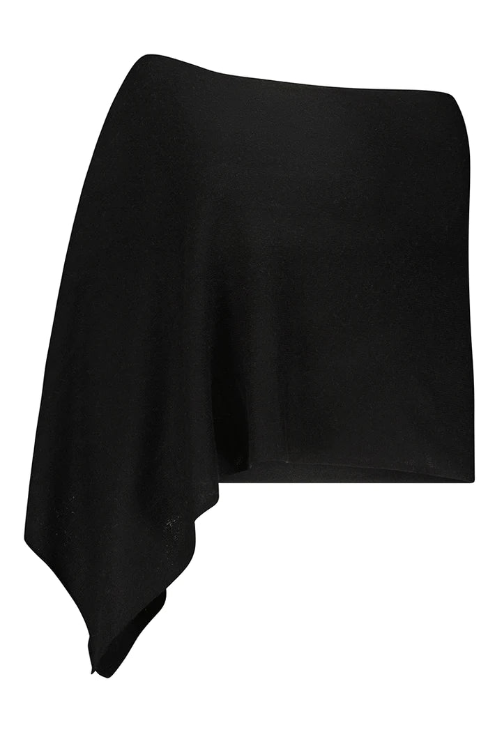 MINNIE ROSE Cashmere Ruana - Black