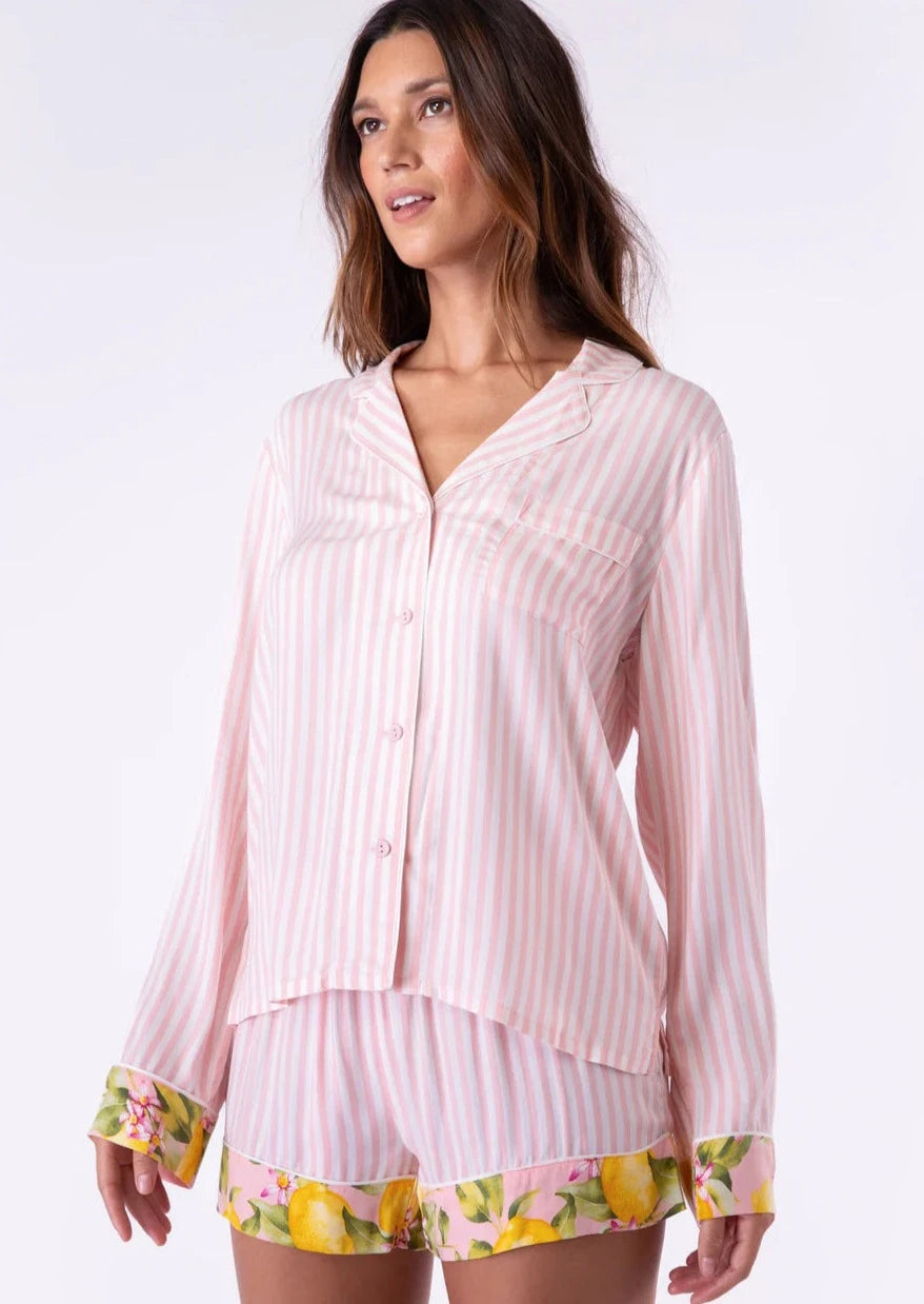 Pj salvage striped pajamas hotsell