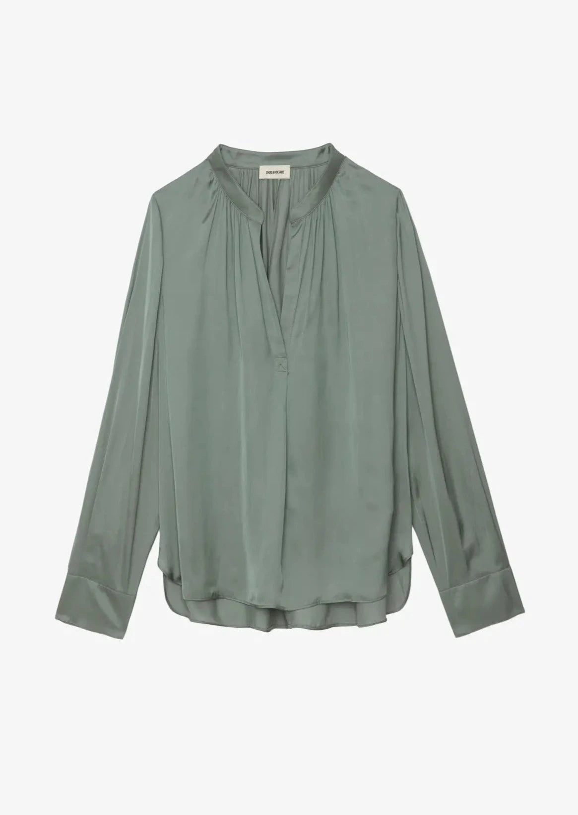 Zadig & Voltaire Tink Satin Blouse - Olive