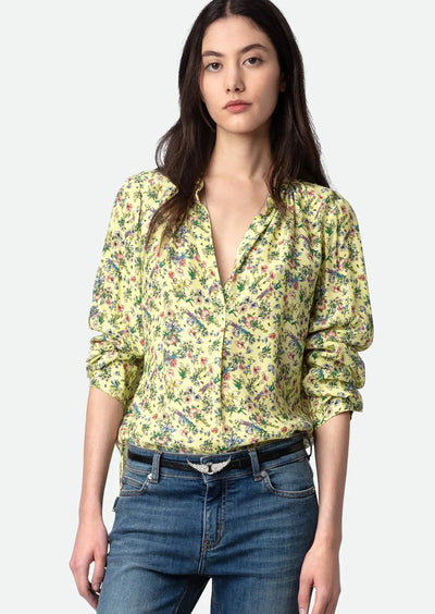 Zadig & Voltaire Small Garden Blouse - Yellow