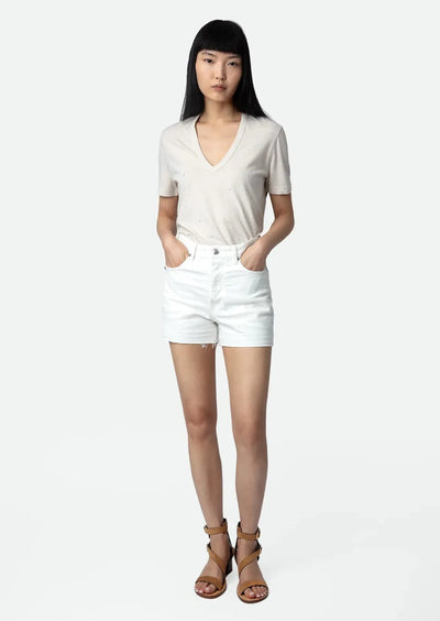 Zadig & Voltaire Wassa Sparkle Tee - Petale