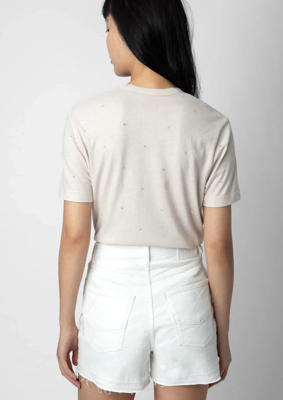 Zadig & Voltaire Wassa Sparkle Tee - Petale