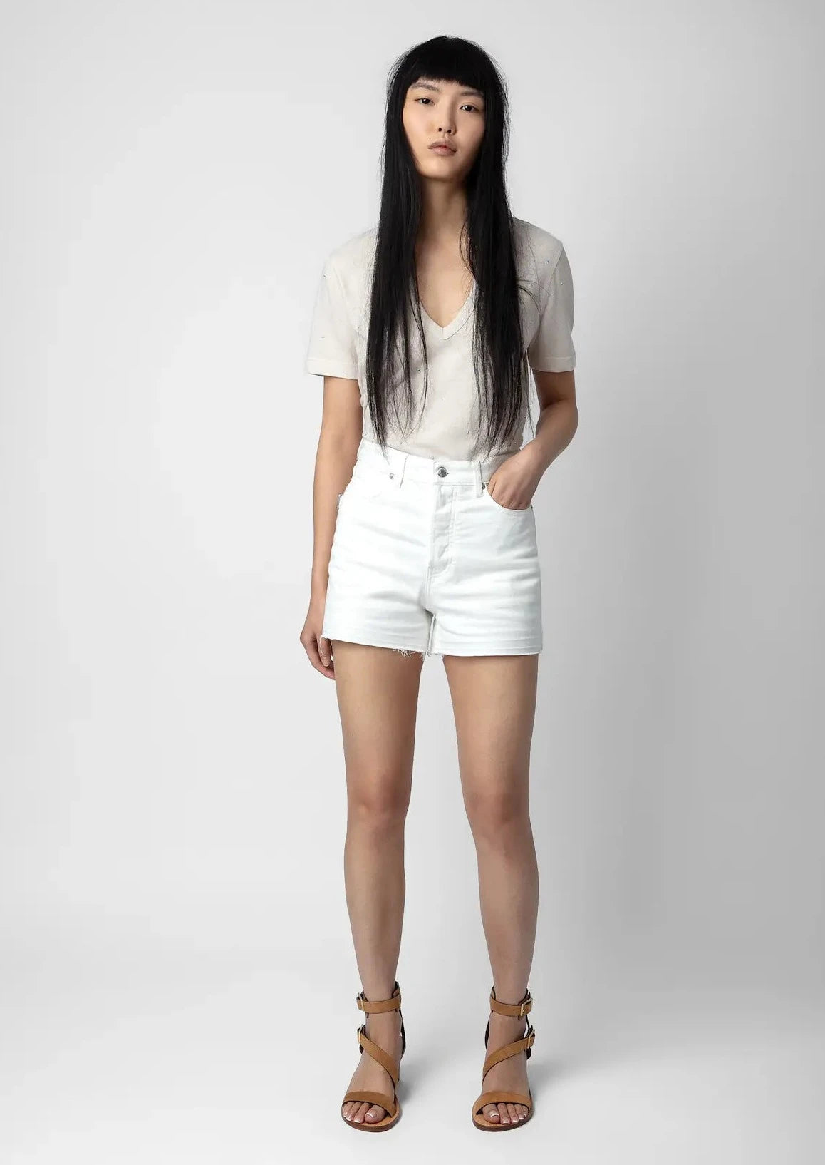 Zadig & Voltaire Wassa Sparkle Tee - Petale