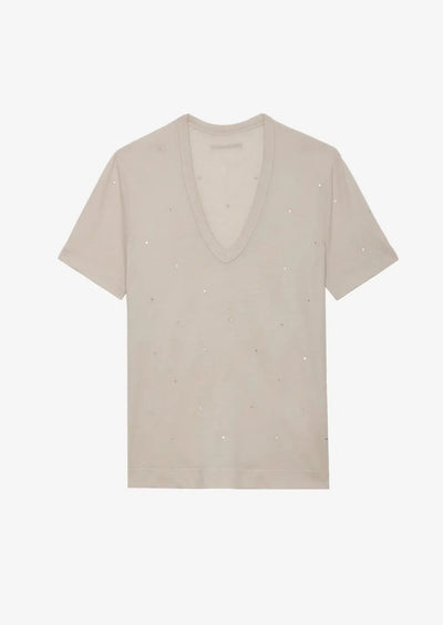 Zadig & Voltaire Wassa Sparkle Tee - Petale