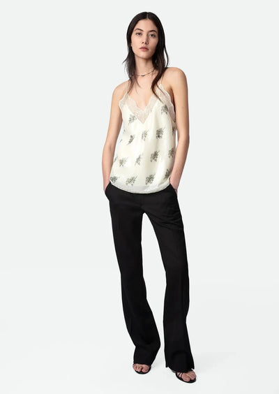 Zadig & Voltaire Christy Sequins Flowers Cami
