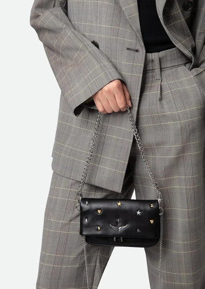 Zadig & Voltaire Rock Nano Lucky Charms Purse