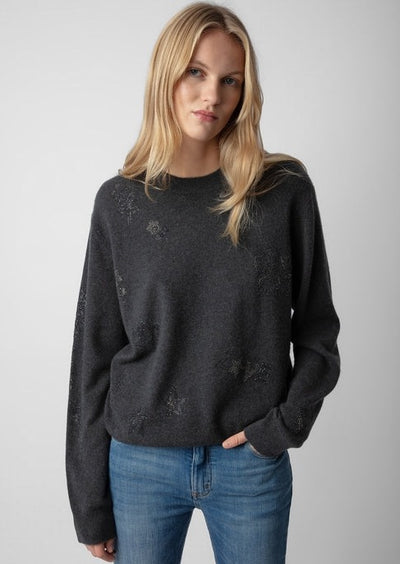 Zadig & Voltaire Pravis Strass Sweater - Khaki