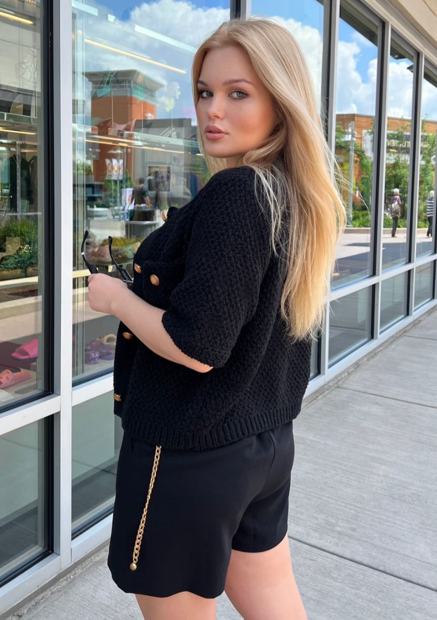 The Pink Door Dress Shorts - Black