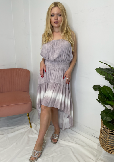 Ocean Drive Dusty Lavender Strapless Dress