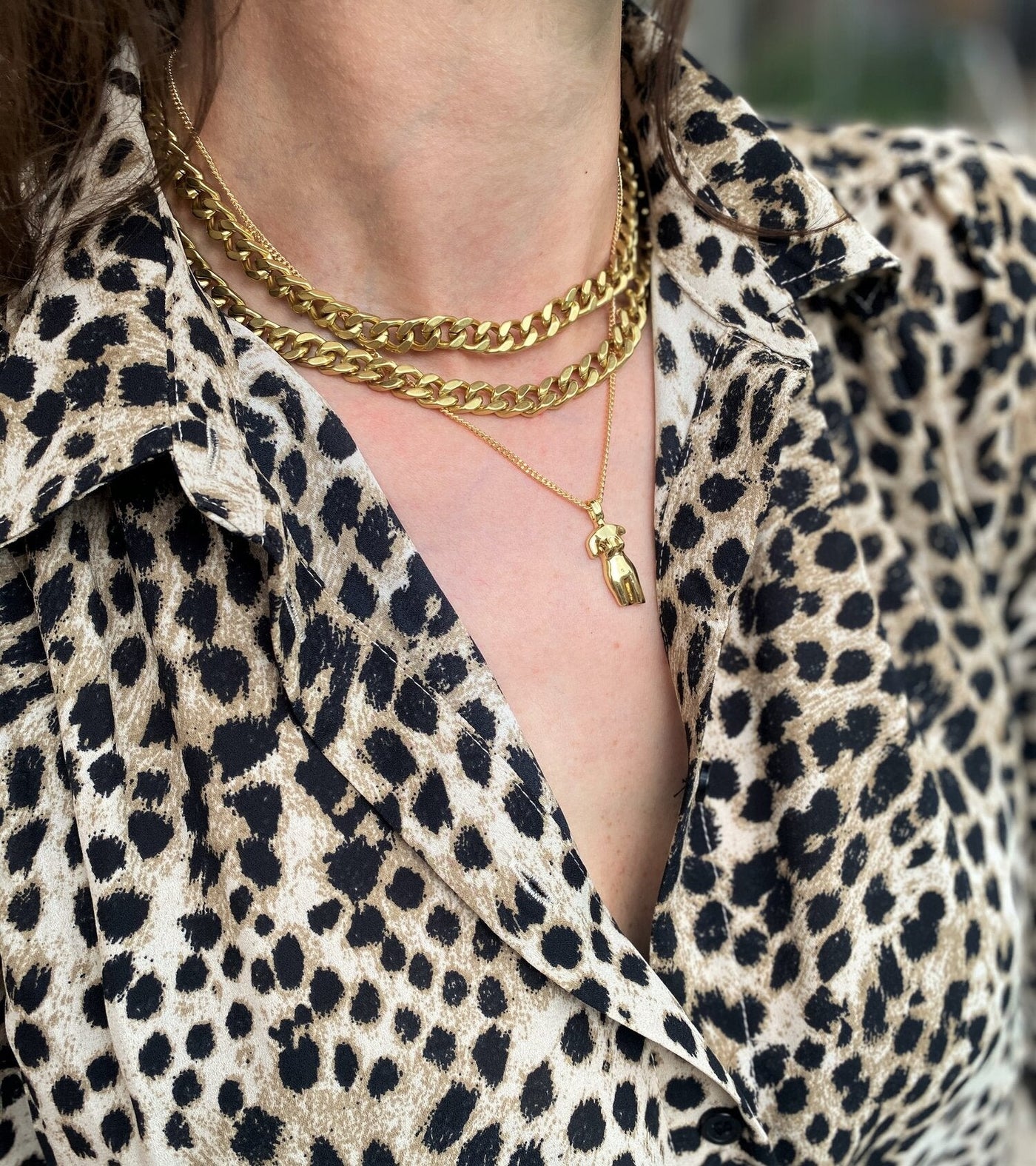 Rachel Nathan Perfect Curb 2.3 Chain Necklace