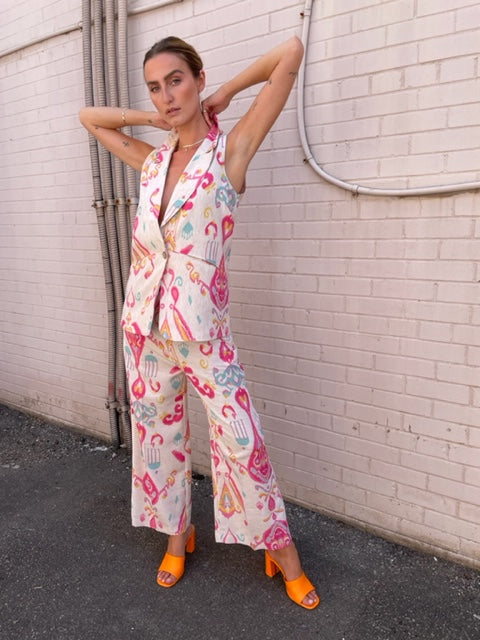 The Pink Door Wide Leg Pants
